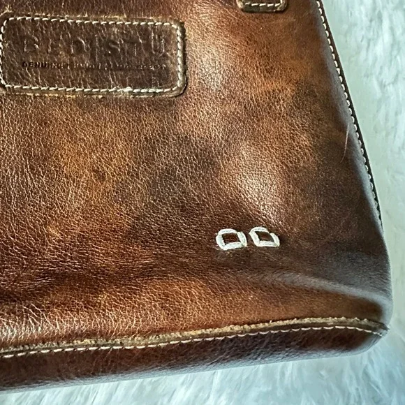 Brown Leather Crossbody Bag - Picture 3 of 9